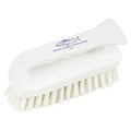 Stiff Grippy Hand Scrubbing Brush - 152mm - White