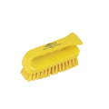 Stiff Grippy Hand Scrubbing Brush - 152mm - Yellow
