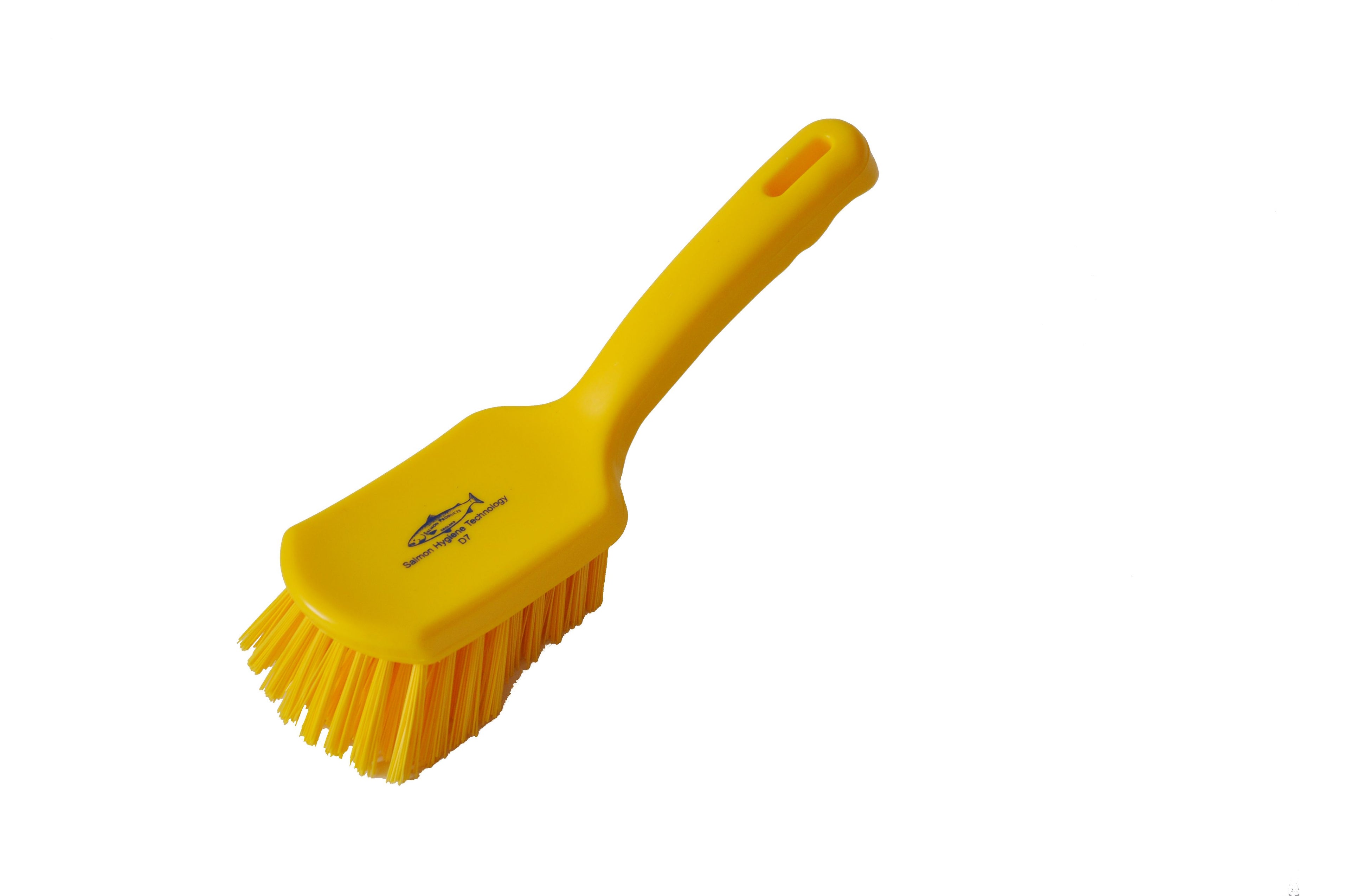 Premier Medium Short Handled Churn Brush - 254mm - Yellow