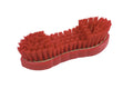 Hygiene Dual Stiff Double Winged Scrubbing Brush - 210mm - Red