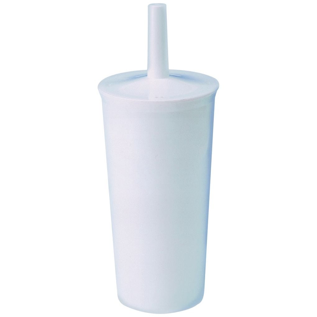 Enclosed Toilet Brush and Holder
