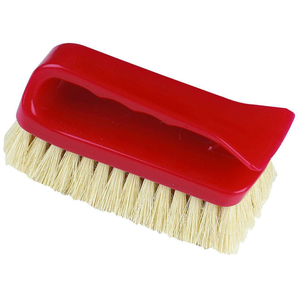 Soft Upholstery / Carpet Plastic Brush - 145mm - Red