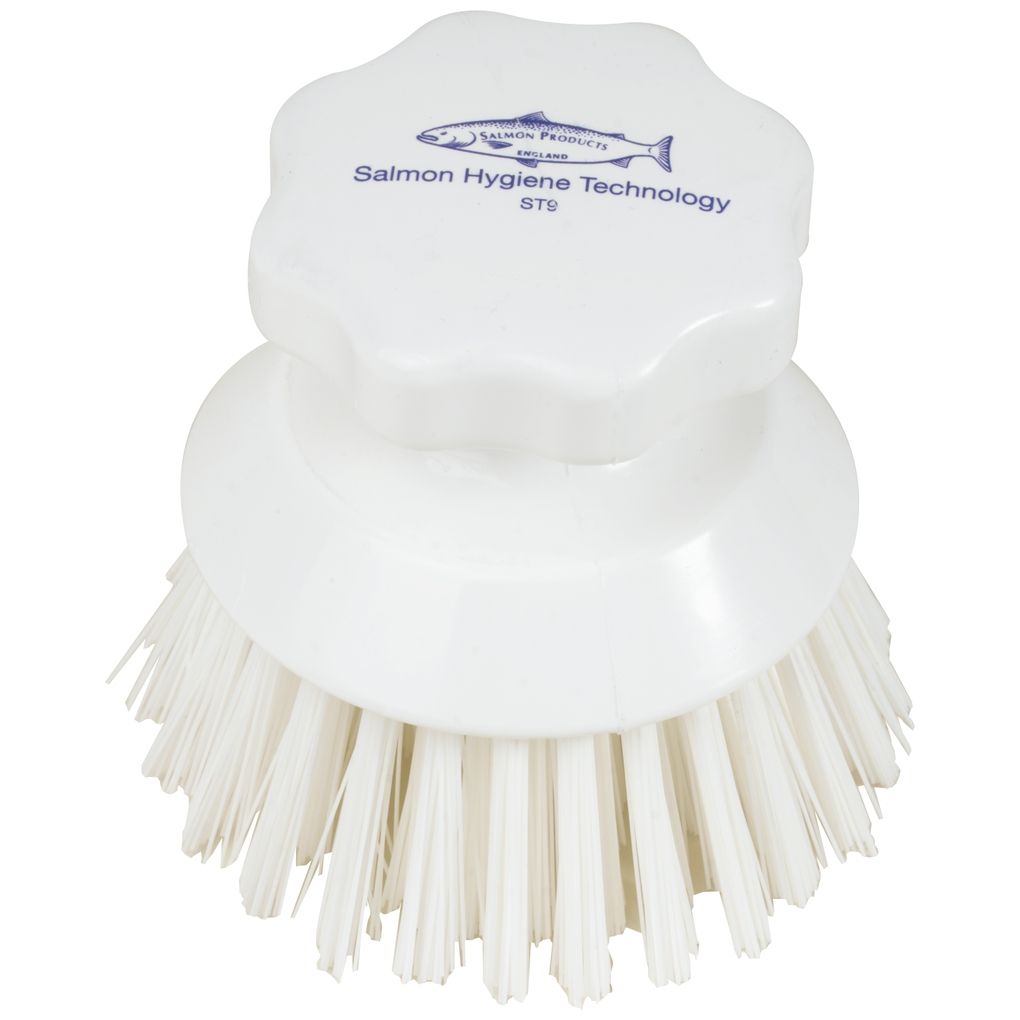 Hygiene Round Hand Scrubbing Brush - 115mm - White