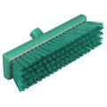 Hygiene Stiff Flat Sweeping Broom Head - 305mm - Green