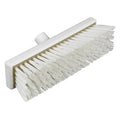 Hygiene Stiff Flat Sweeping Broom Head - 305mm - White