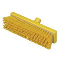 Hygiene Stiff Flat Sweeping Broom Head - 305mm - Yellow