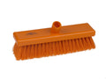 Hygiene Medium Flat Sweeping Broom Head - 305mm - Orange