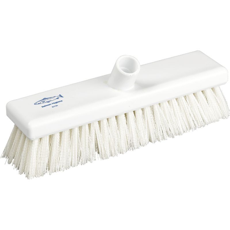 Hygiene Medium Flat Sweeping Broom Head - 305mm - White