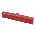 Premier Stiff Flat Sweeping Broom Head - 500mm - Red