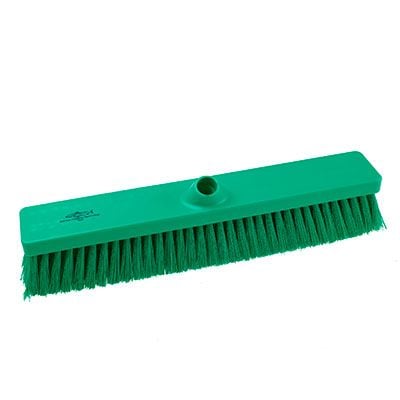 Hygiene Medium Platform Sweeping Broom Head - 457mm - Green