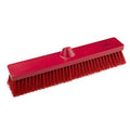 Hygiene Medium Platform Sweeping Broom Head - 457mm - Red