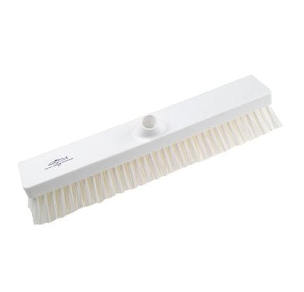 Hygiene Stiff Platform Sweeping Broom Head - 457mm - White