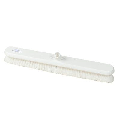 Hygiene Soft Platform Sweeping Broom Head - 610mm - White