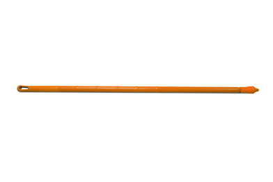 Hygiene Broom Handle - 1.4m - Orange