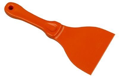 Hygiene Plastic Hand Scraper - 110mm - Orange