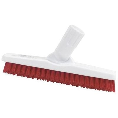 Extra Stiff Grout Scrub Brush Head - 240mm - Red