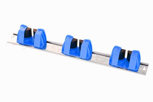 Wall Handle Holder - 3 Hook - Blue