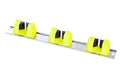 Wall Handle Holder - 3 Hook - Yellow