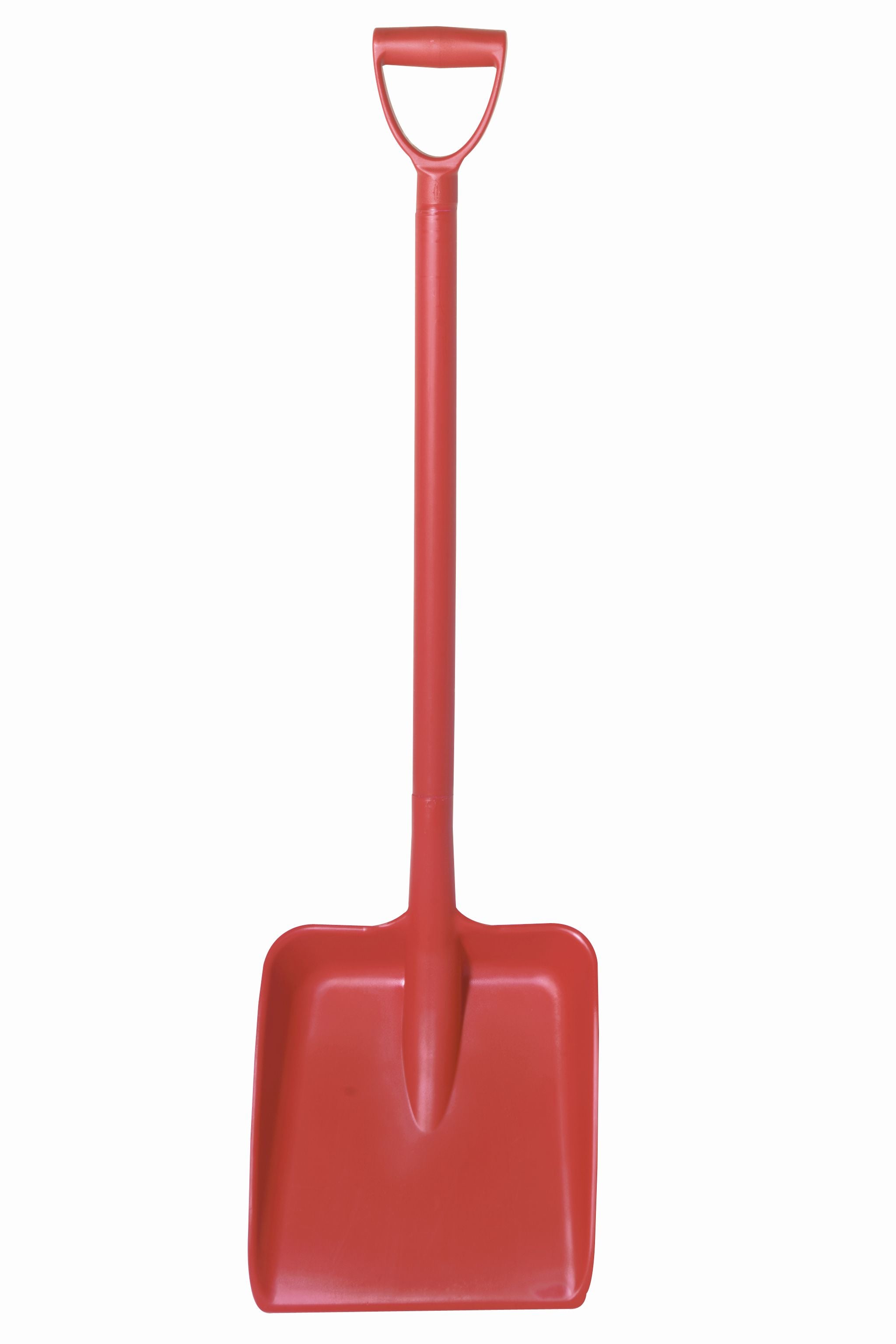 Hygiene D-Grip Shovel - Red