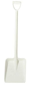 Hygiene D-Grip Shovel - White