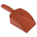 Seamless Plastic Hand Scoop - 148mm - Red