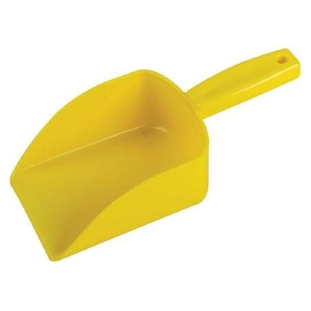Seamless Plastic Hand Scoop - 148mm - Yellow