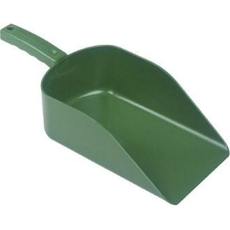 Seamless Plastic Hand Scoop - 260mm - Green