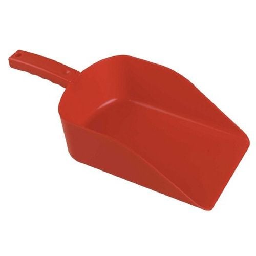 Seamless Plastic Hand Scoop - 260mm - Red