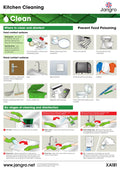 Jangro Kitchen Cleaning Wall Chart - A3