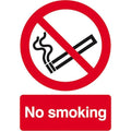 No Smoking Sign - Rigid - 210mm