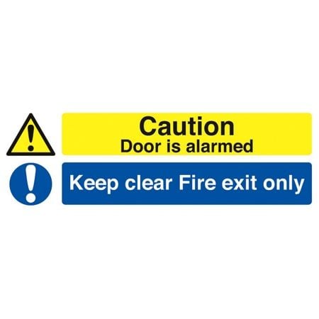 Caution / Keep Clear Sign - Rigid