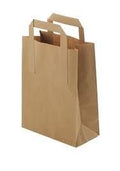 Kraft Paper Carrier Bags - Medium - Brown